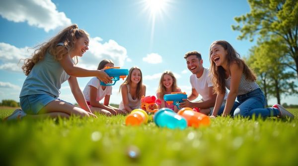 Experience competitive fun with eco-friendly gel blaster games