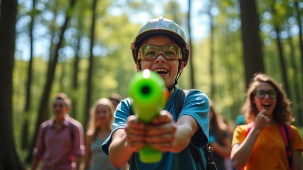 Experience competitive fun with eco-friendly gel blaster games